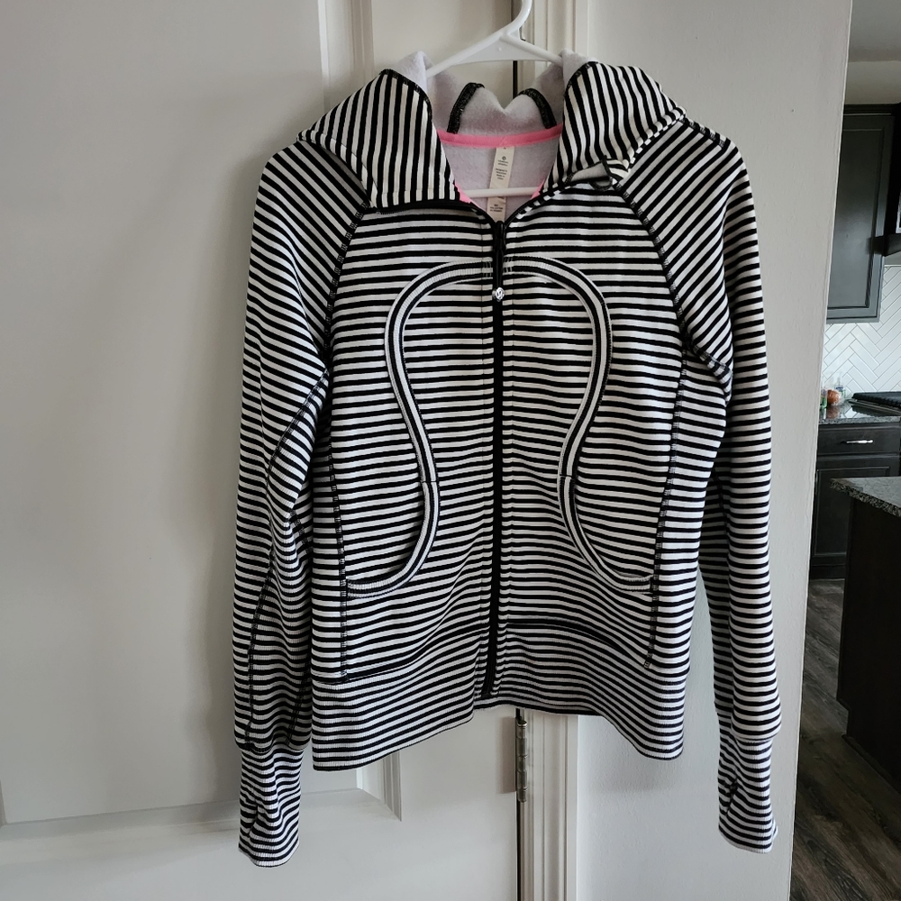 Lululemon Scuba Hoodie II In Maple Stripe - Picture 7 of 14